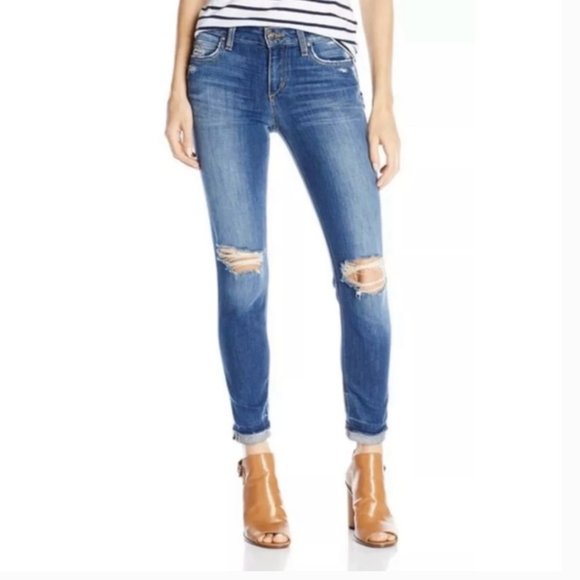 Joe's Jeans Denim - Joe’s Jeans Irisa Slim Cropped Distressed jeans 27